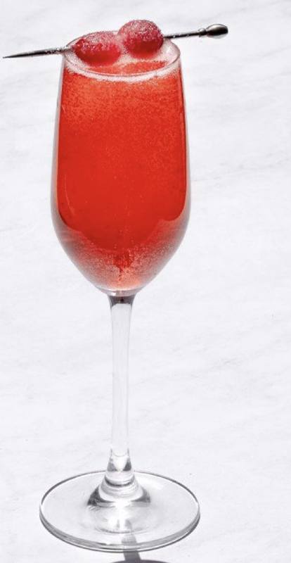 Cranberry-Ginger Mimosa